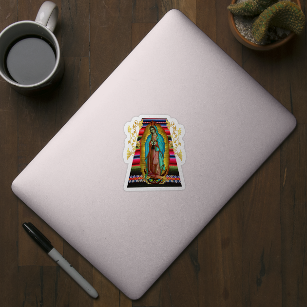 Our Lady of Guadalupe Virgin Mary Zarape 08 by hispanicworld